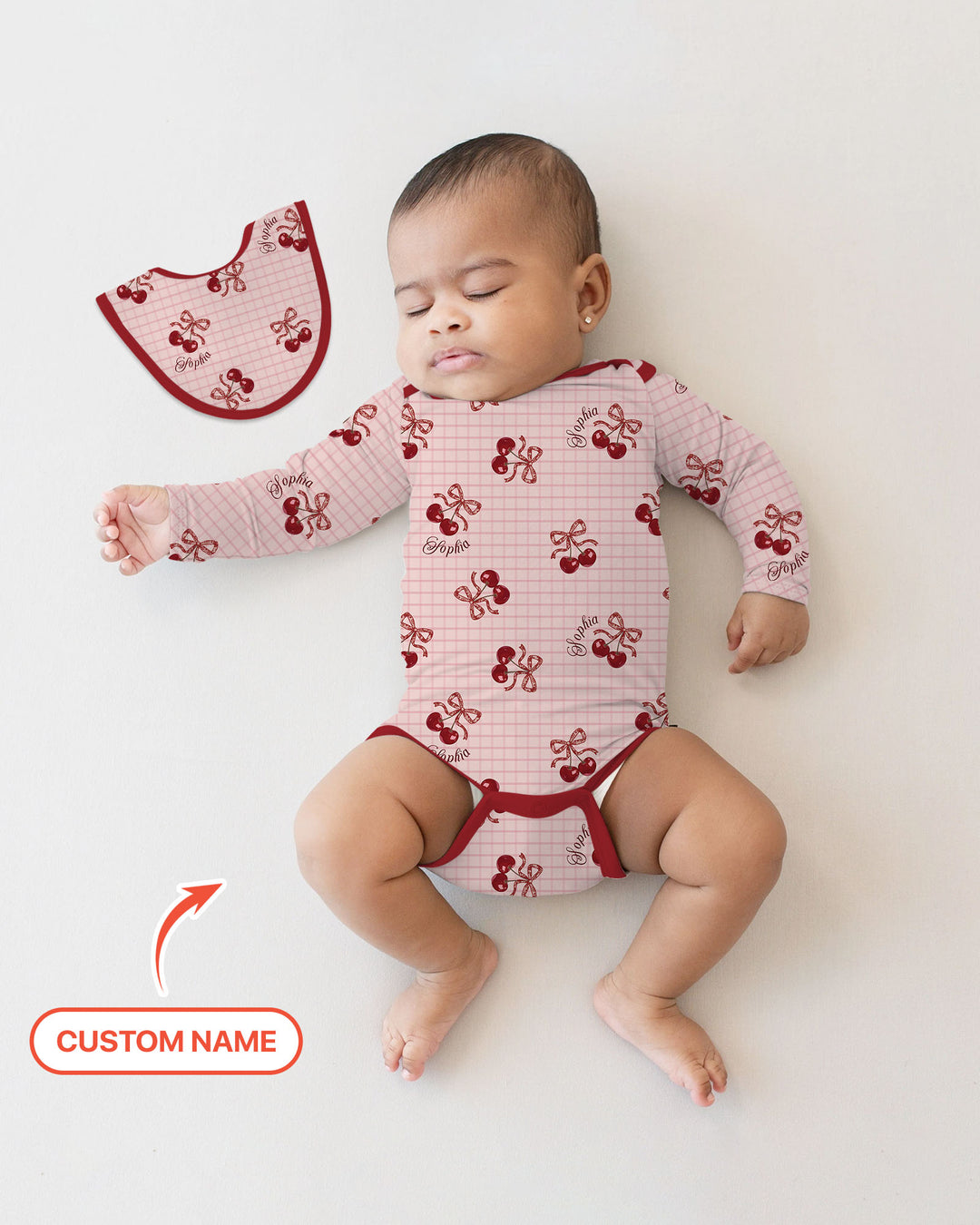 Gerippte Babykleidung mit individuellem Foto - Weich &amp; Skizzenhaft