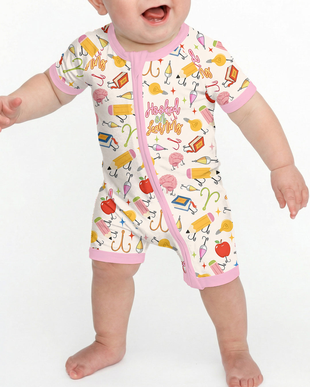Hooked on Learning Bamboo Shorty Zippy