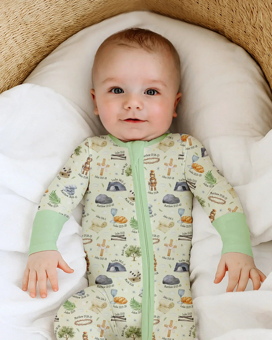 Gerippte Babykleidung mit individuellem Foto - Weich &amp; Skizzenhaft