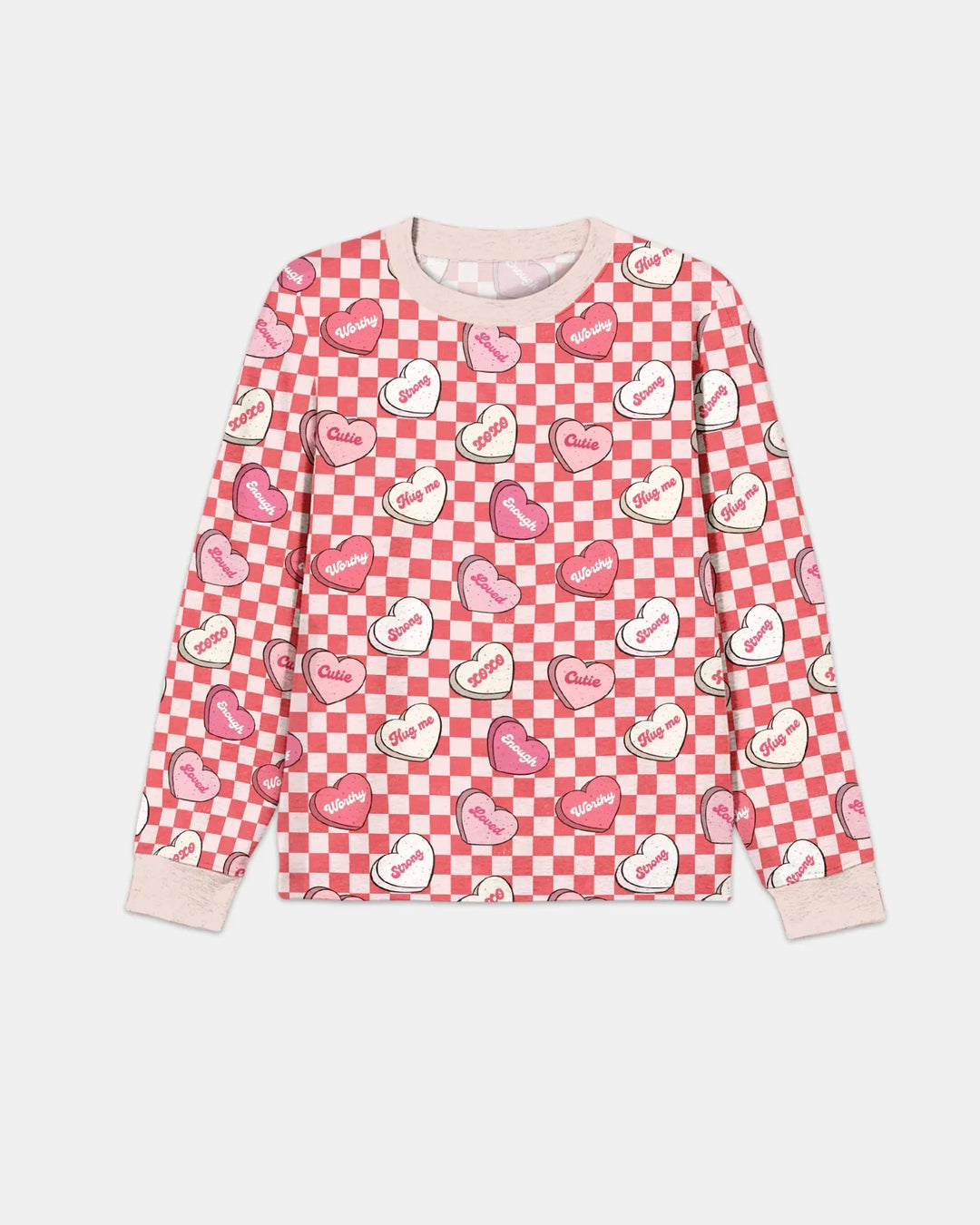 Valentine in Hearts Men's Pajama Set