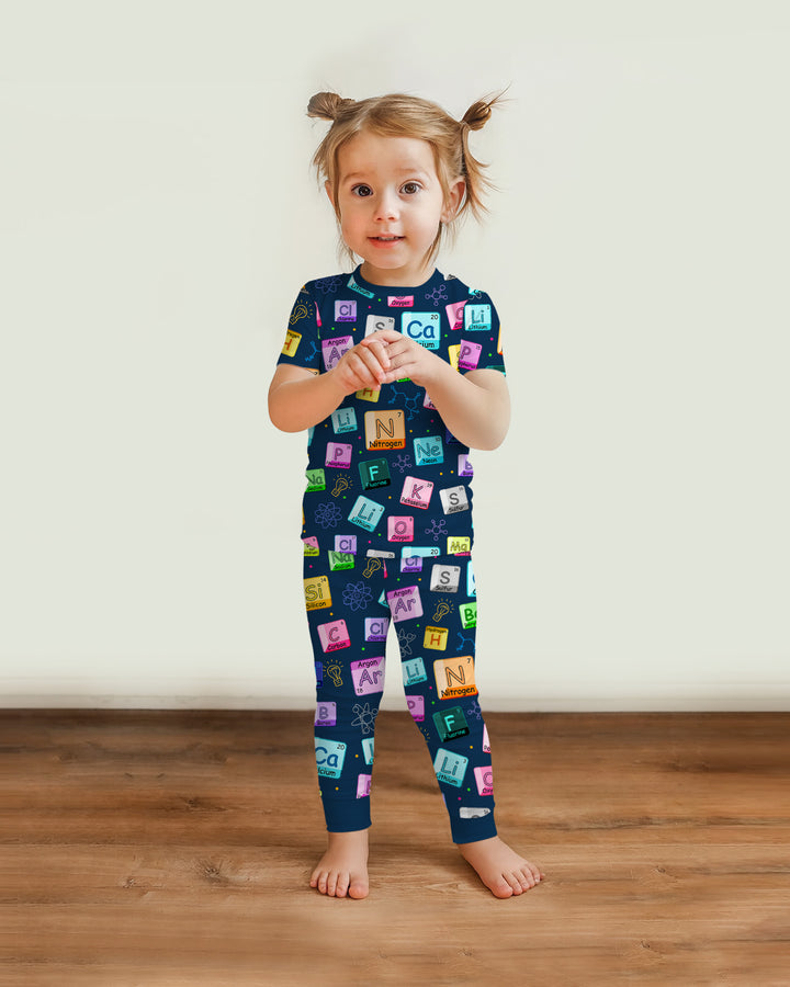 Science Elements Bamboo Two Piece Short Sleeve Pajama Set