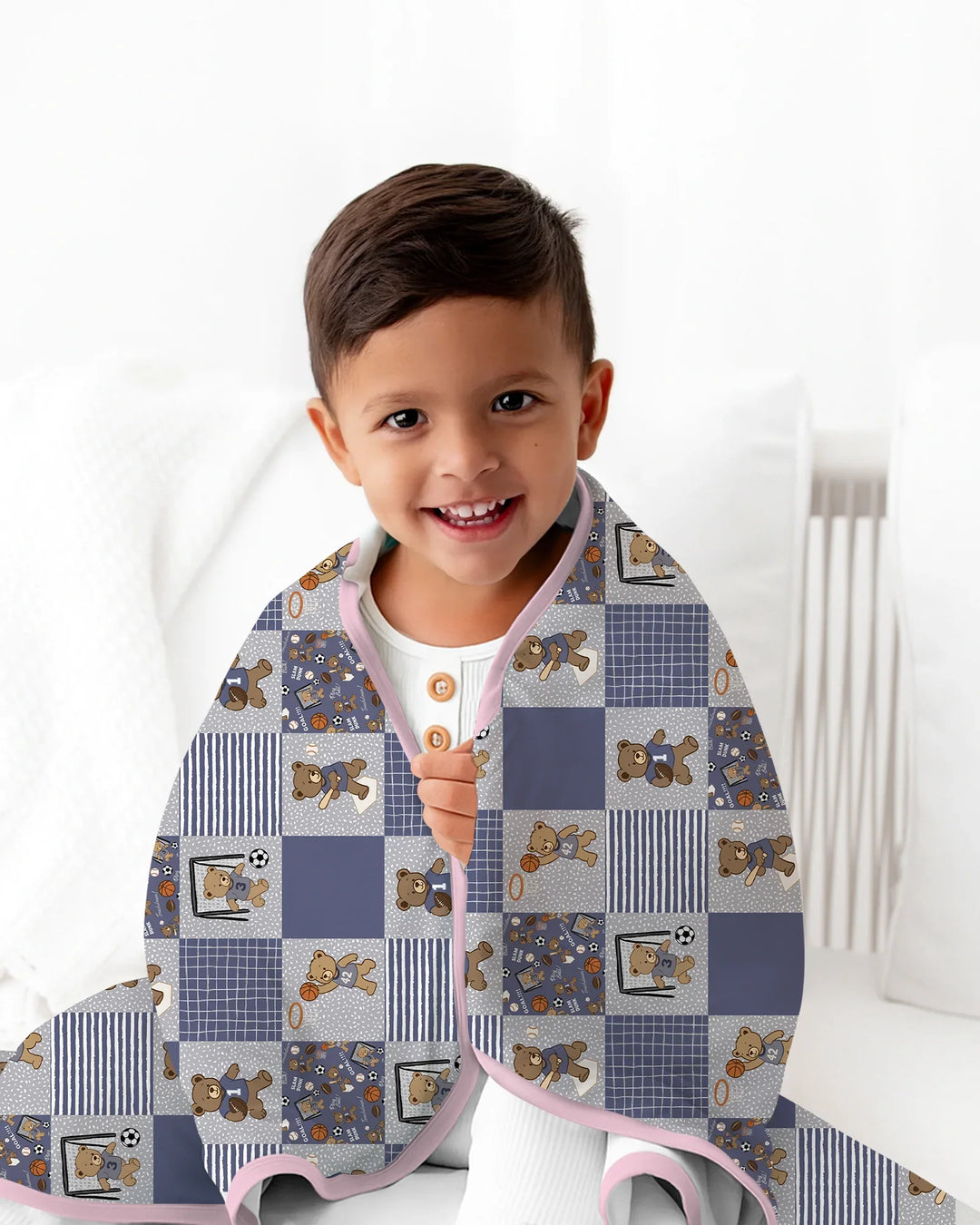 Game Day Teddy Bamboo Blanket