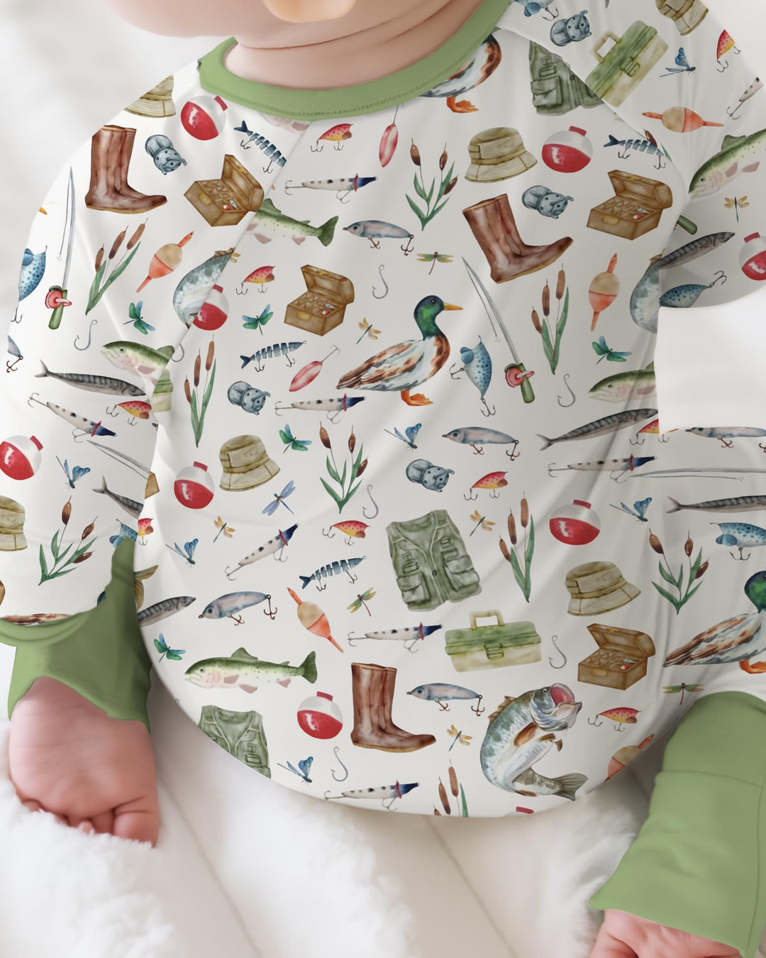 Gerippte Babykleidung mit individuellem Foto - Weich &amp; Skizzenhaft