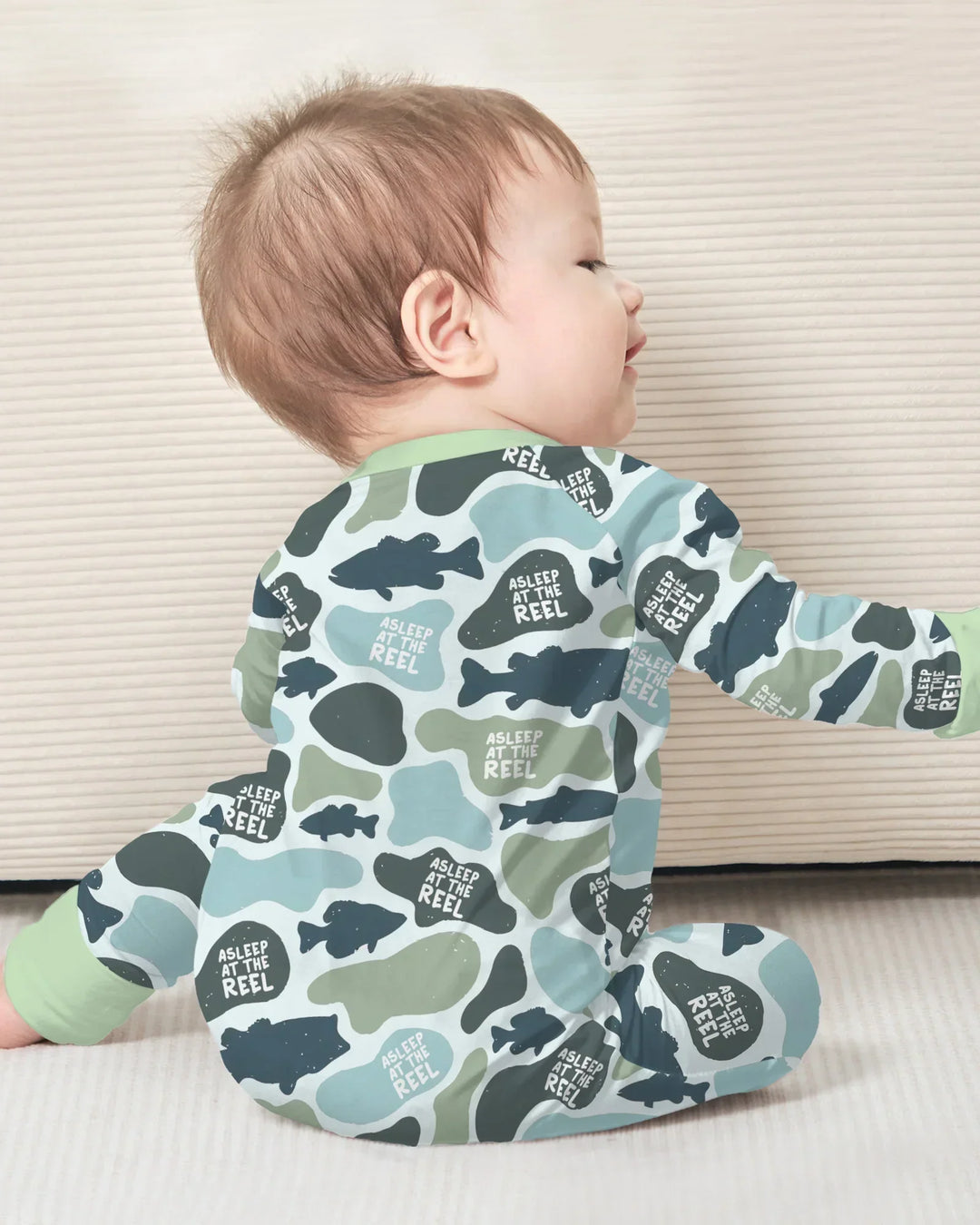 Asleep At The Reel Matching Daddy & Me Convertible Zippy