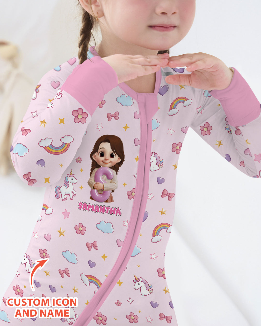 Little Star Initial Bamboo Convertible Zippy