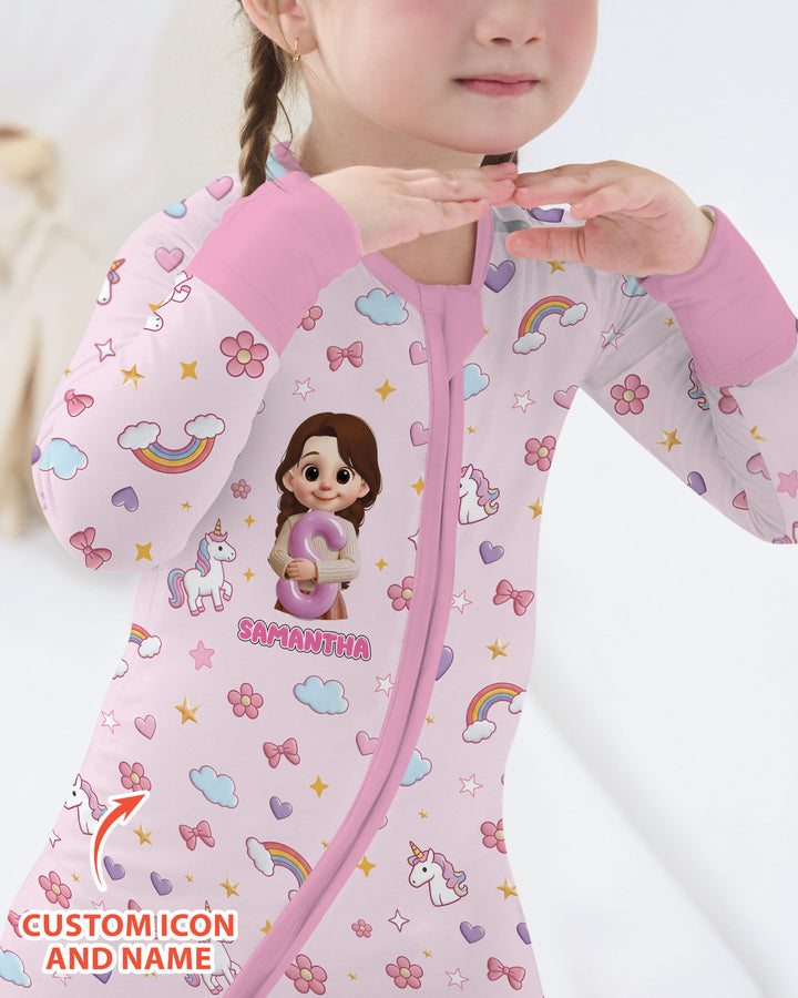 Little Star Initial Bamboo Convertible Zippy