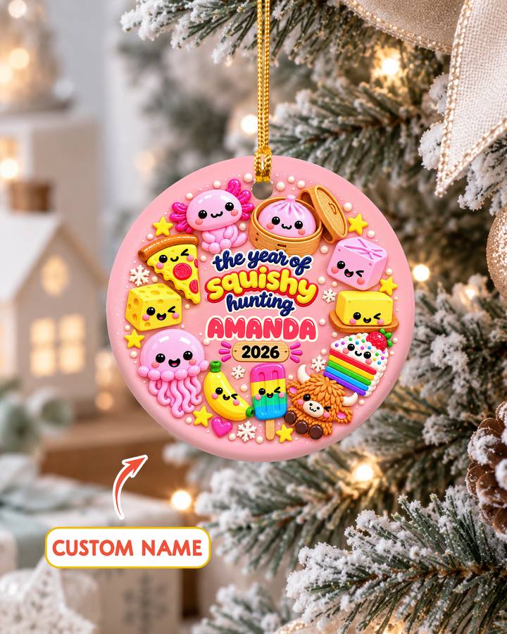 The Year Of Squishy Hunting 1-Side Photo Acrylic Ornament
