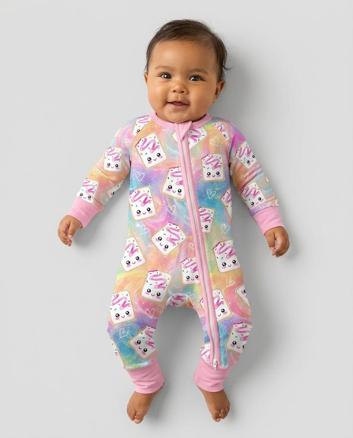 Gerippte Babykleidung mit individuellem Foto - Weich &amp; Skizzenhaft