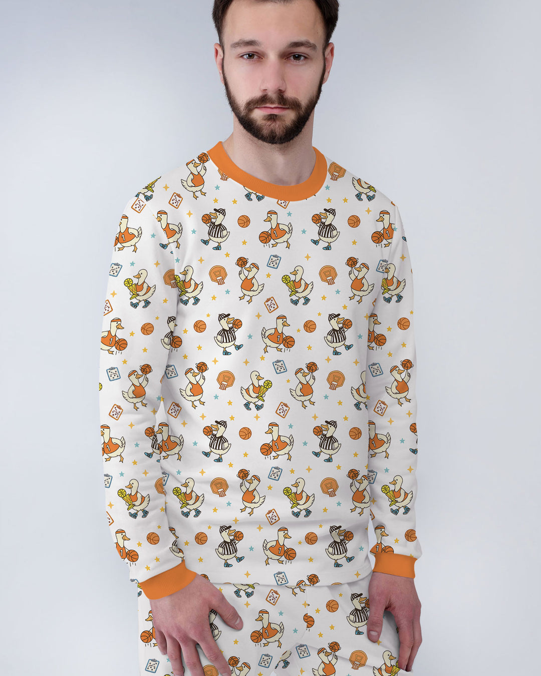 plantilla Conjunto de Pijama de Bambú para Hombre
