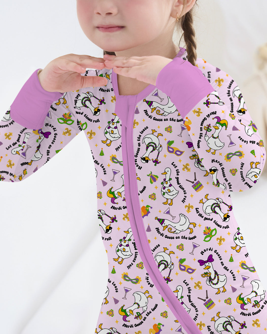 Mardi Gras Silly Goose Convertible Zippy