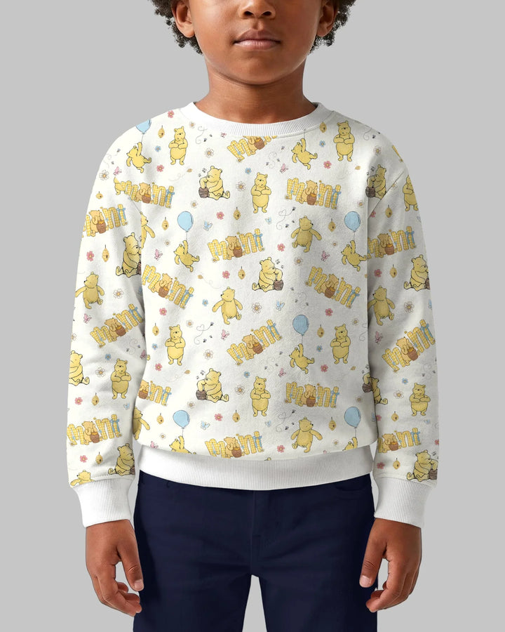 Mama & Mini Honey Bear Bamboo Crewneck Sweatshirt