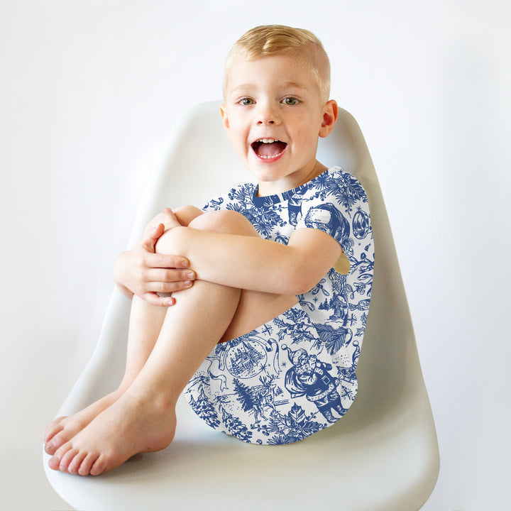 Zweiteiliges Pyjama-Set mit kurzen Ärmeln und Shorts im Sommer-Design