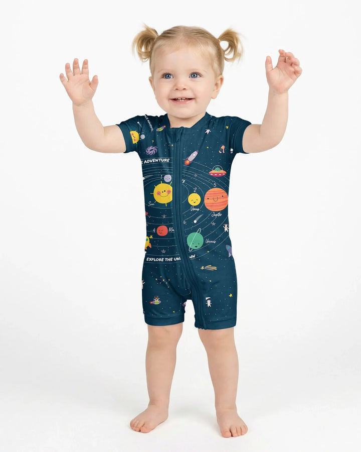 Solar System Explorers Bamboo Shorty Zippy