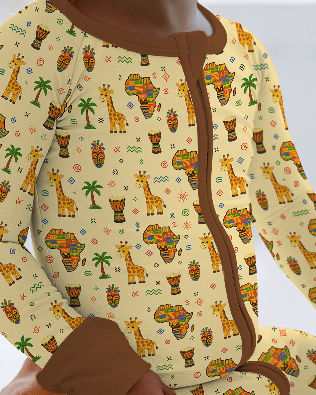 African Culture Bamboo Convertible Zippy
