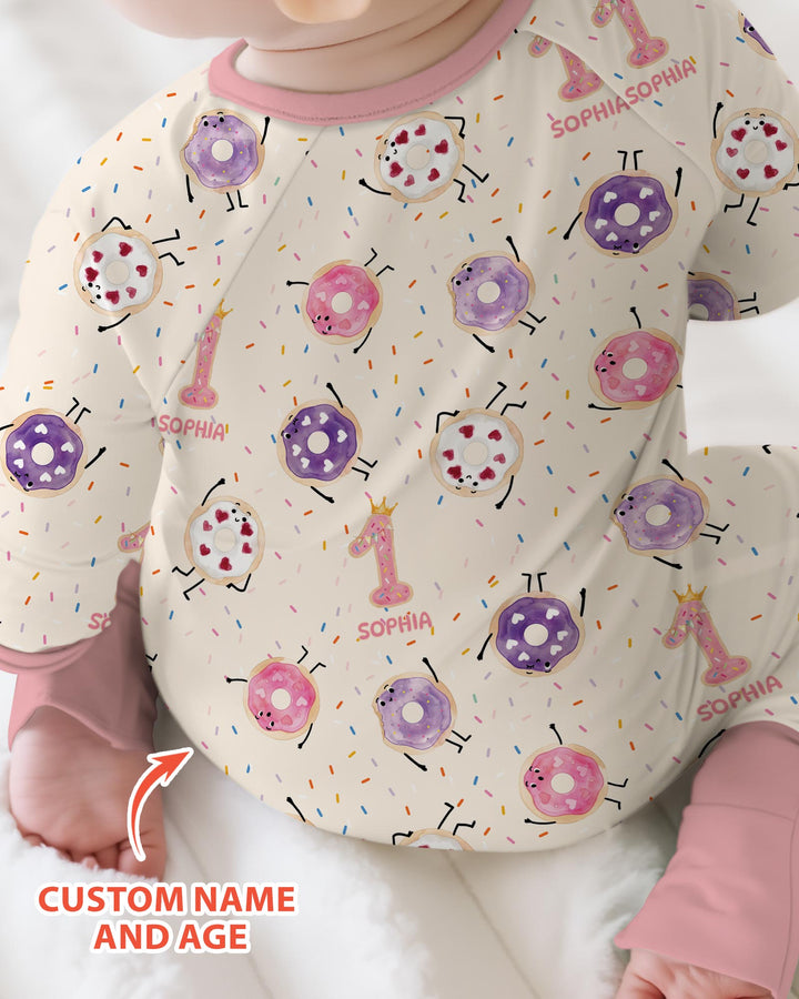 Gerippte Babykleidung mit individuellem Foto - Weich &amp; Skizzenhaft