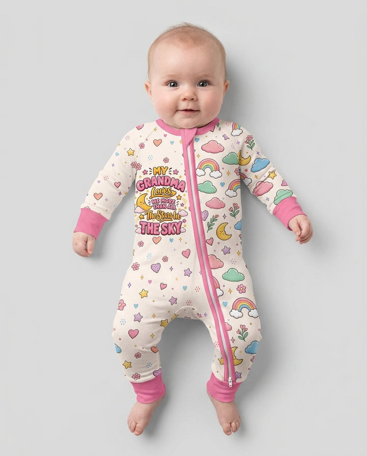 My Grandma Loves Me More Than All The Stars Bamboo Convertible Zippy