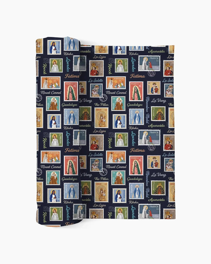 Our Lady, Around the World swaddle blanket