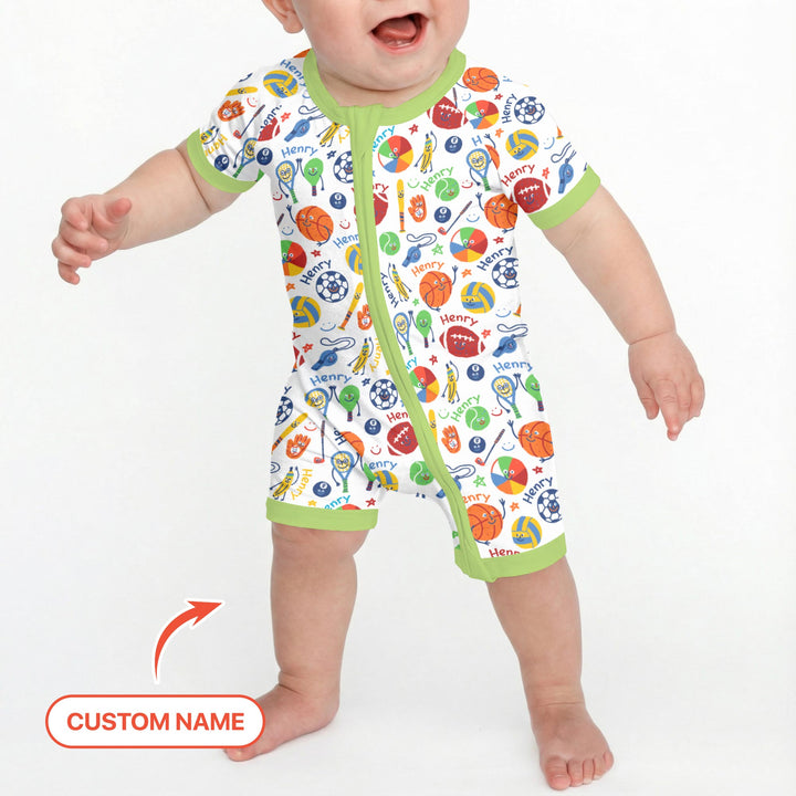 Play Ball Custom Name Shorty Zippy