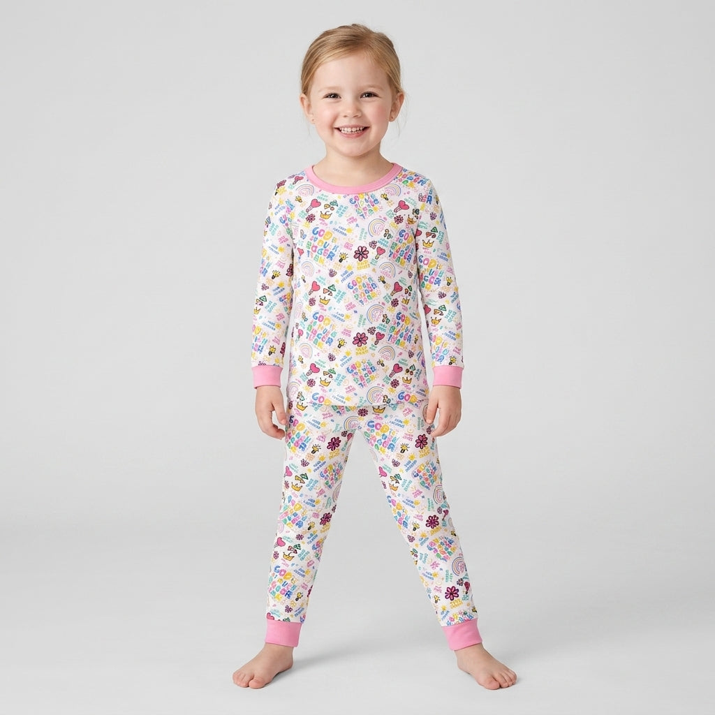 God Is So Much Bigger Bamboo Two Piece Long Sleeve Pajama Set