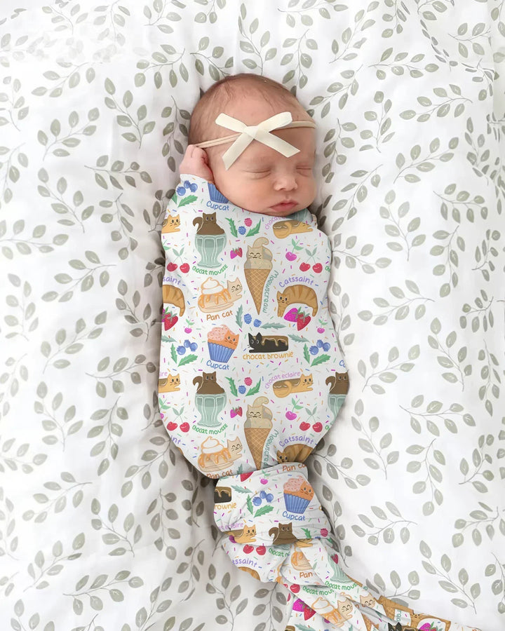 Purrfect Treats swaddle blanket