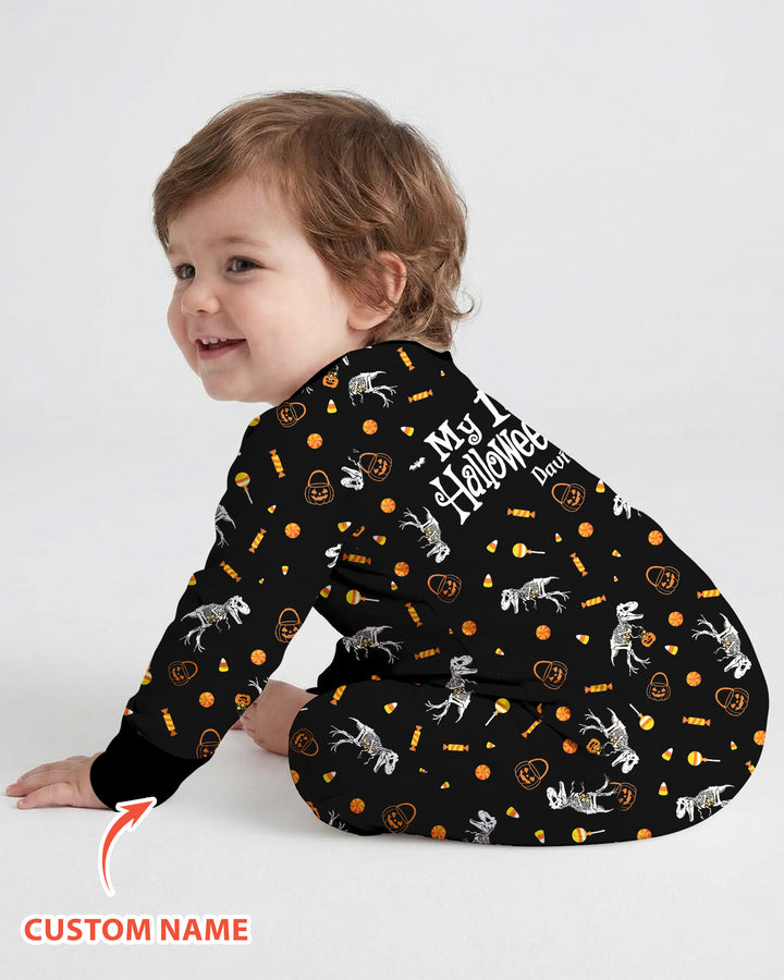 My First Halloween Dinosaur  Bamboo Convertible Zippy