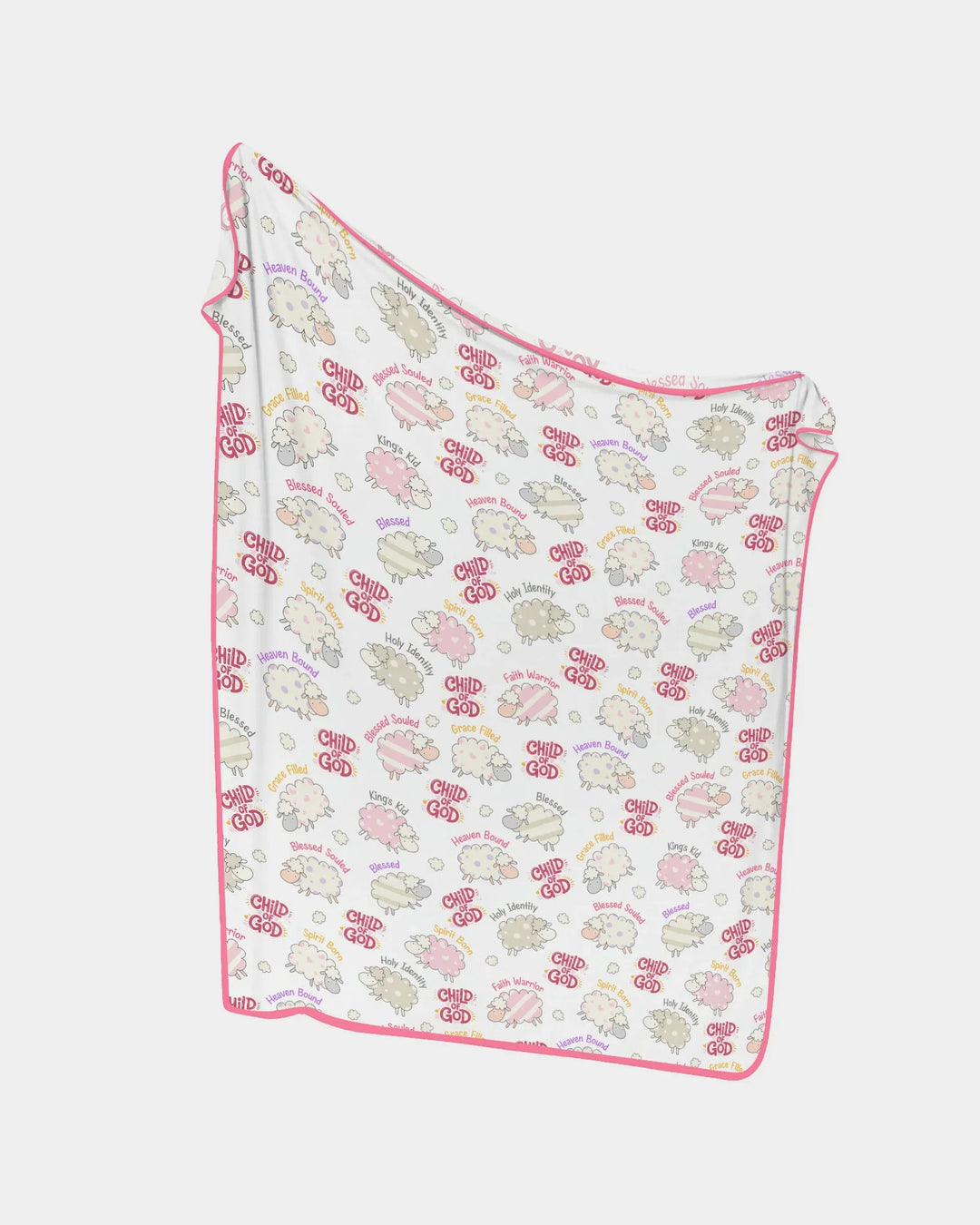 A Child Of God Girl Bamboo Blanket