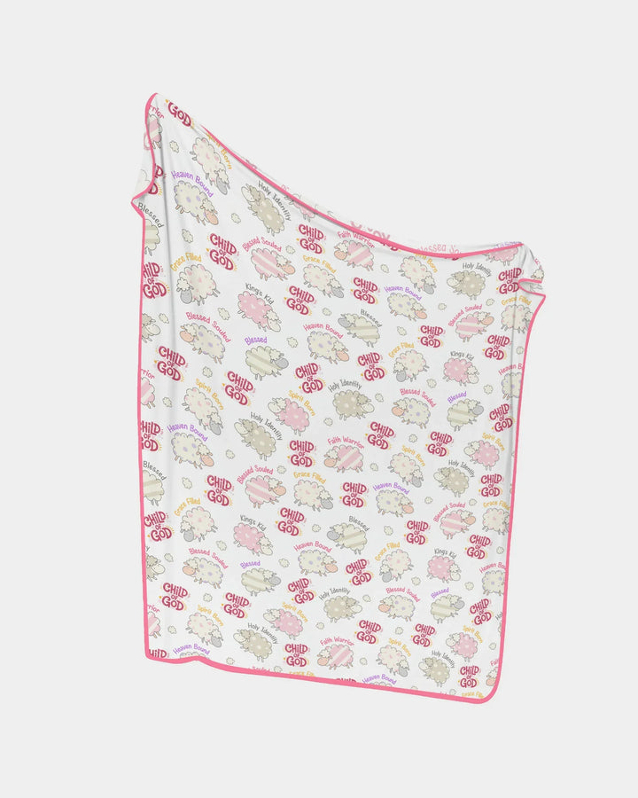 A Child Of God Girl Bamboo Blanket