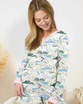 Whimsical Psalms 23 Map Bamboo Women Pajama Set