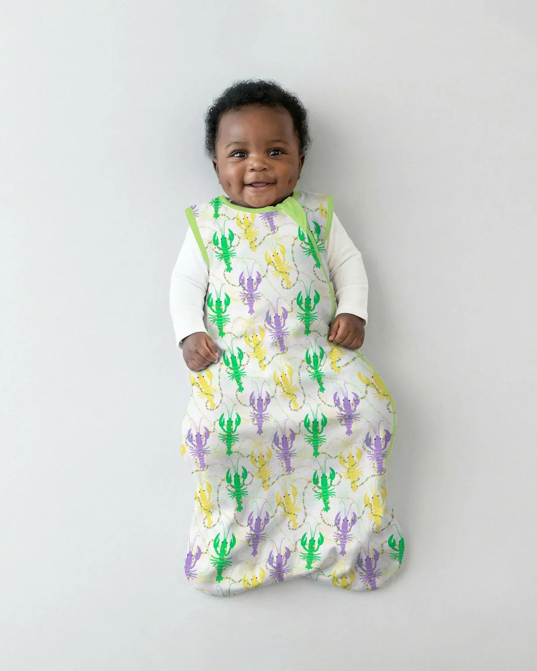 Mardi Gras Crawfish Family Matching Bamboo Sleep Bag