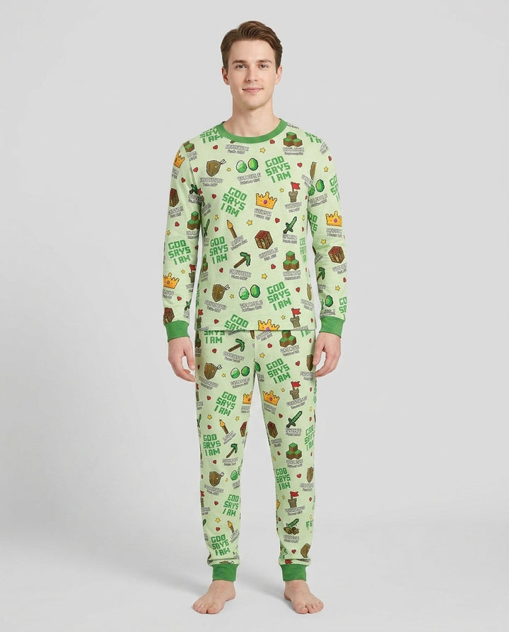 Christian Gamer Bamboo Men's Pajama Set