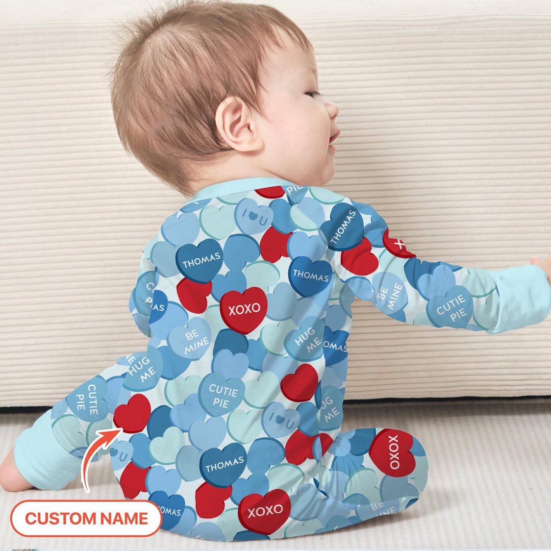 Valentine Candy Crush Family Matching Convertible Zippy