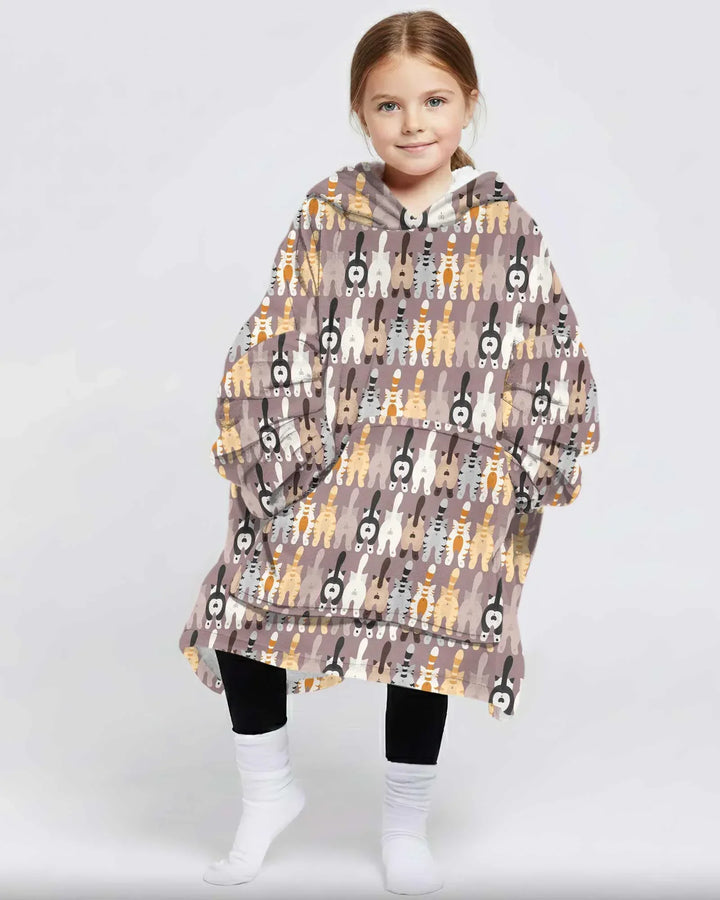 Cheeky Tails Bamboo Blanket Hoodie