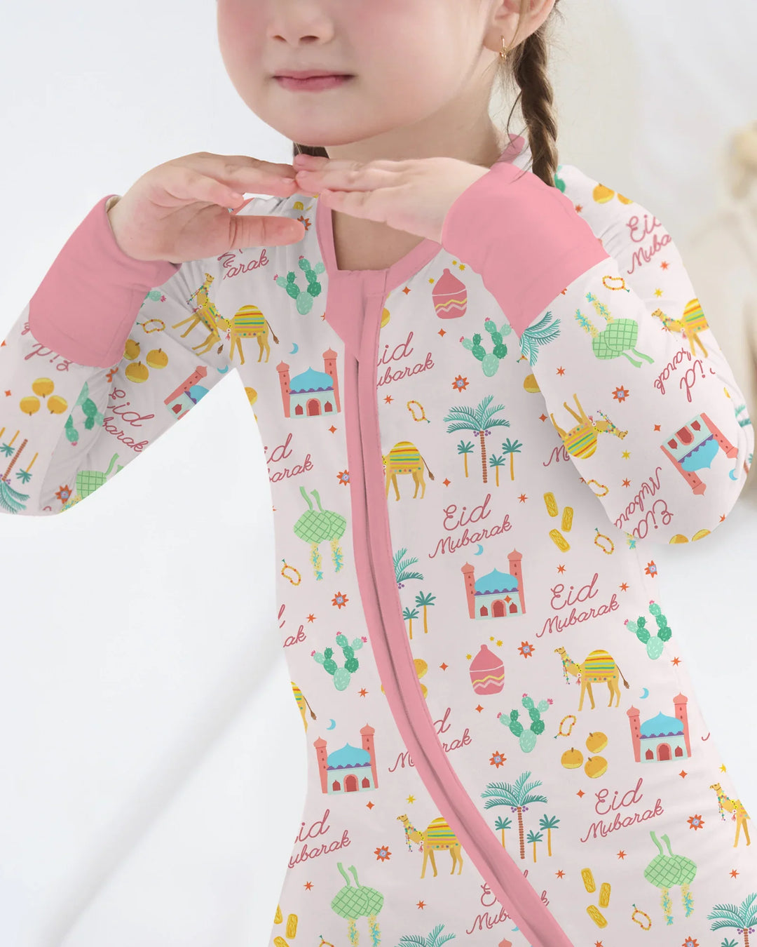 Eid Mubarak Matching Family Convertible Zippy