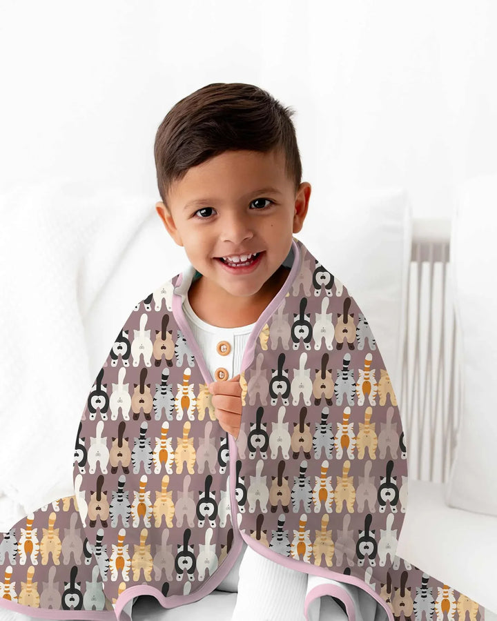 Cheeky Tails Bamboo Blanket