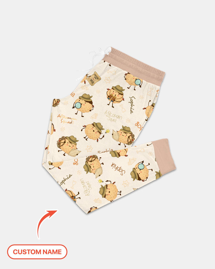 Custom Name Passover Afikoman Women Pajama Set