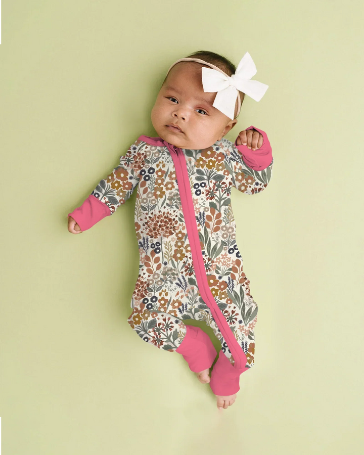 Autumn Meadow Botanicals Saco de Dormir Bamboo Convertible con Cremallera