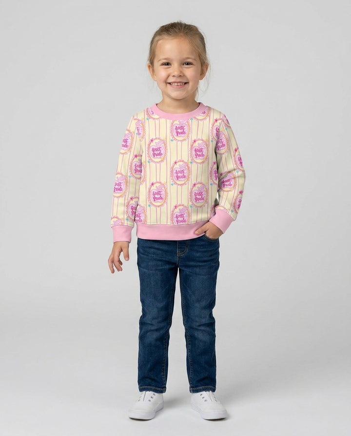 Sudadera de cuello redondo de bambú con plantilla personalizada