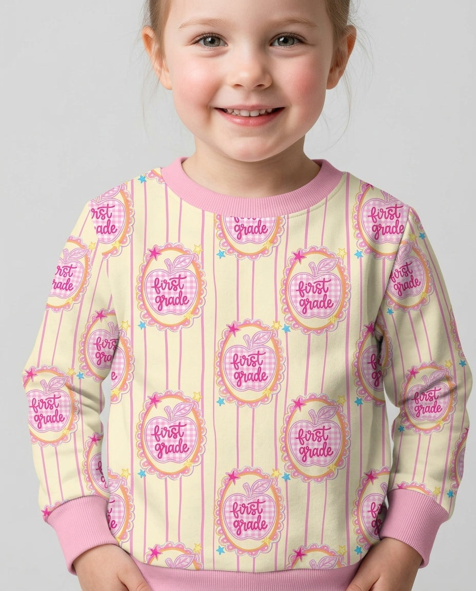 Sudadera de cuello redondo de bambú con plantilla personalizada