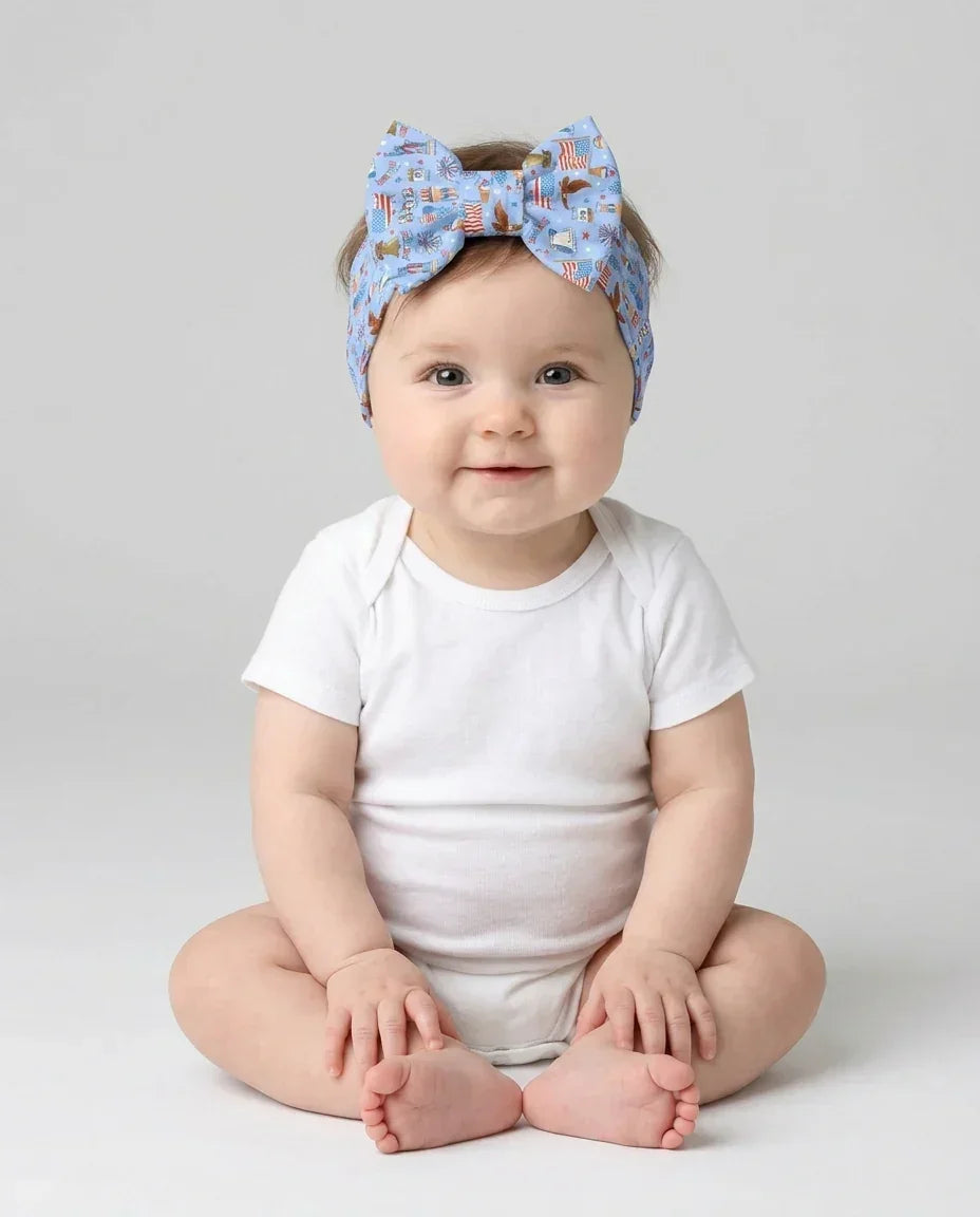 Hand Drawn Patriotic Iconic Headband