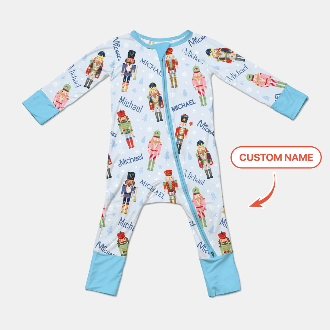 Nutcracker Parade Custom Name Boy Convertible Zippy , Nutcracker Parade Custom Name Boy Convertible Zippy - 0-3M