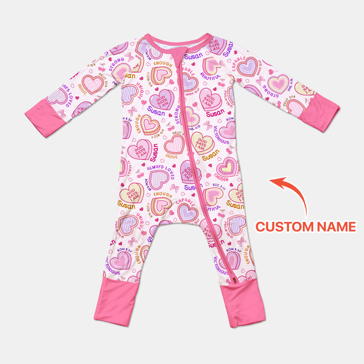 God Says I Am Sweet Heart Matching Mommy & Baby Convertible Zippy