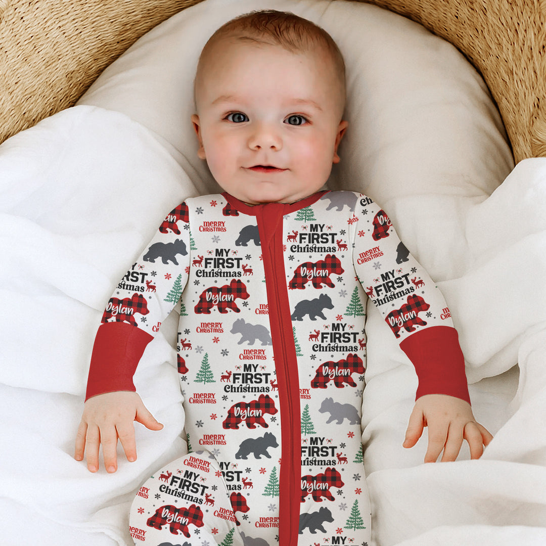 Gerippte Babykleidung mit individuellem Foto - Weich &amp; Skizzenhaft