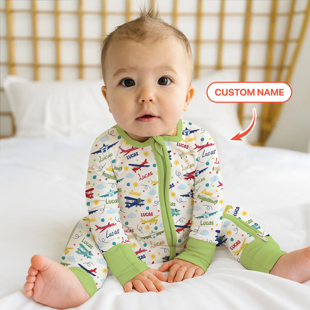 Custom Name Air Transport Convertible Zippy