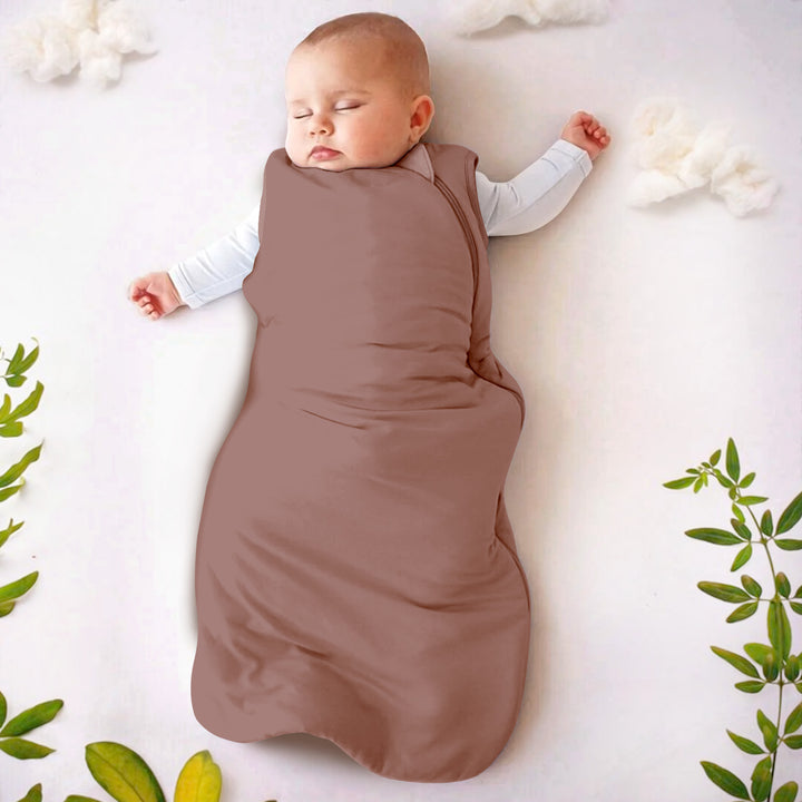 Earthy Brown Baby Sleep Bag Bamboo – Warm & Breathable