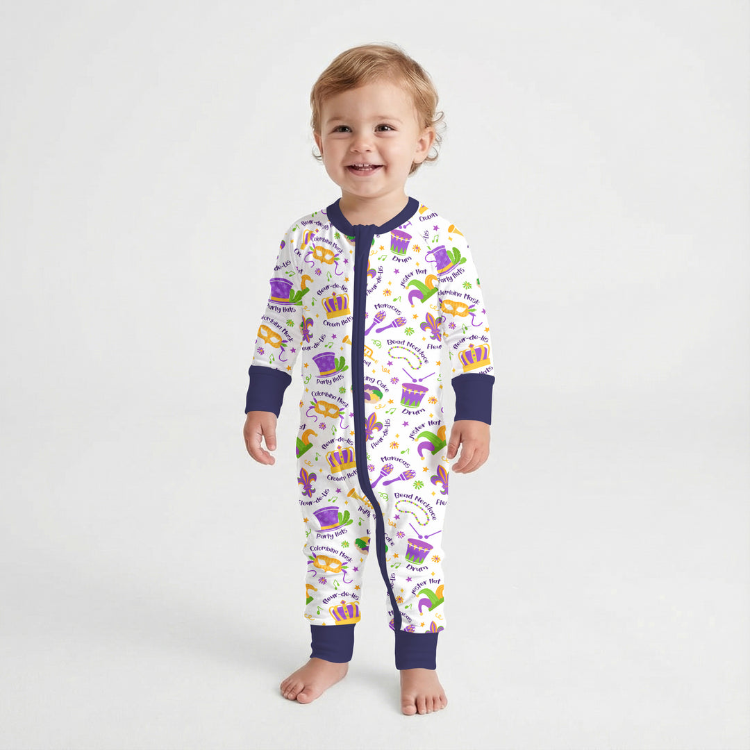 Mardi Gras Family Matching Convertible Zippy