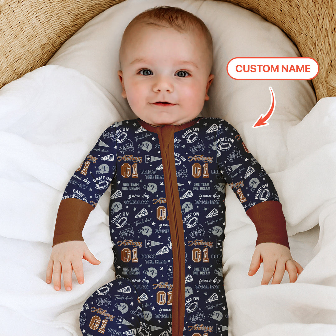 Custom Name Football Game Day Convertible Zippy