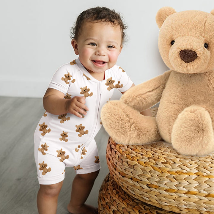 Honey Teddy Bear Bamboo Sleepwear for Baby