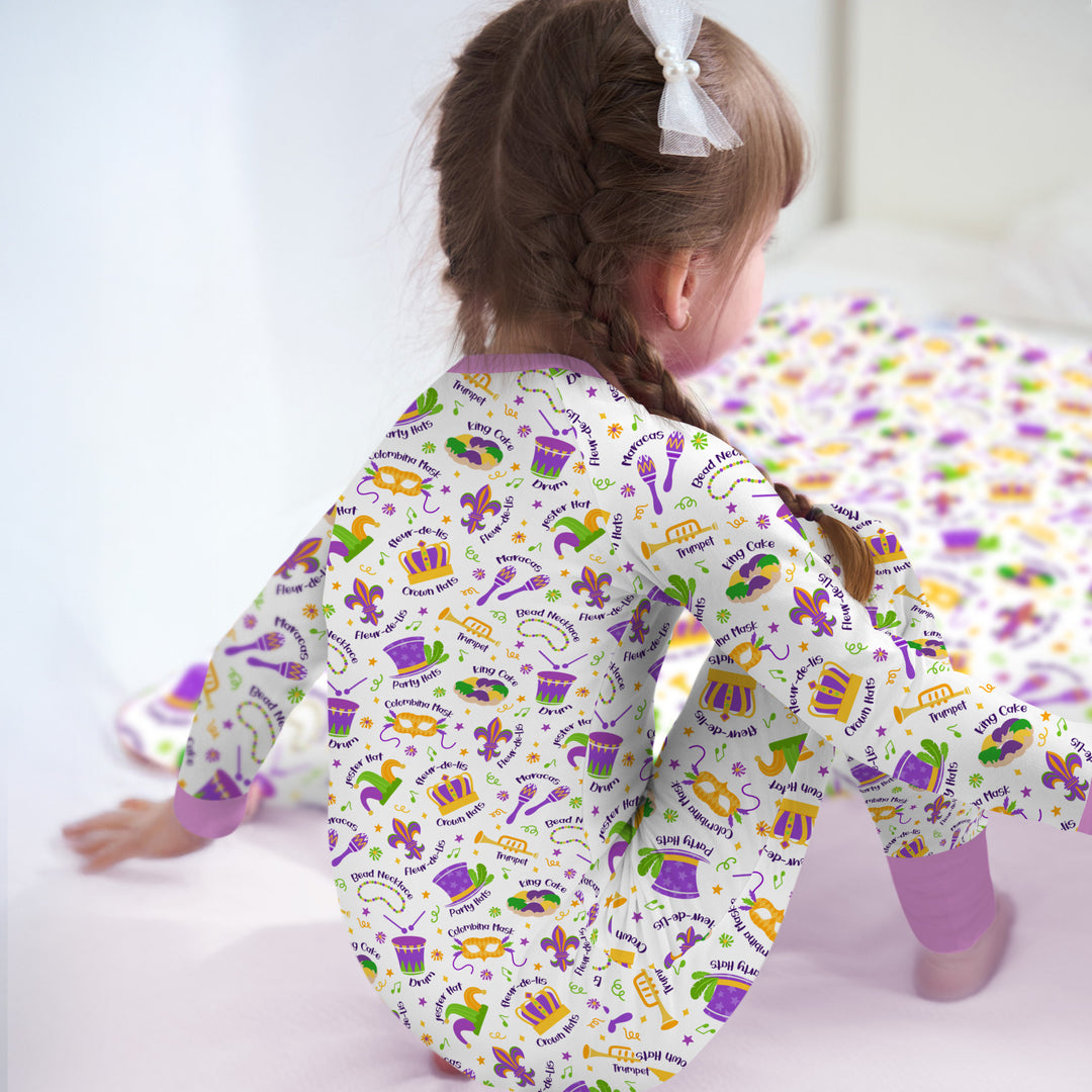 Mardi Gras Family Matching Convertible Zippy