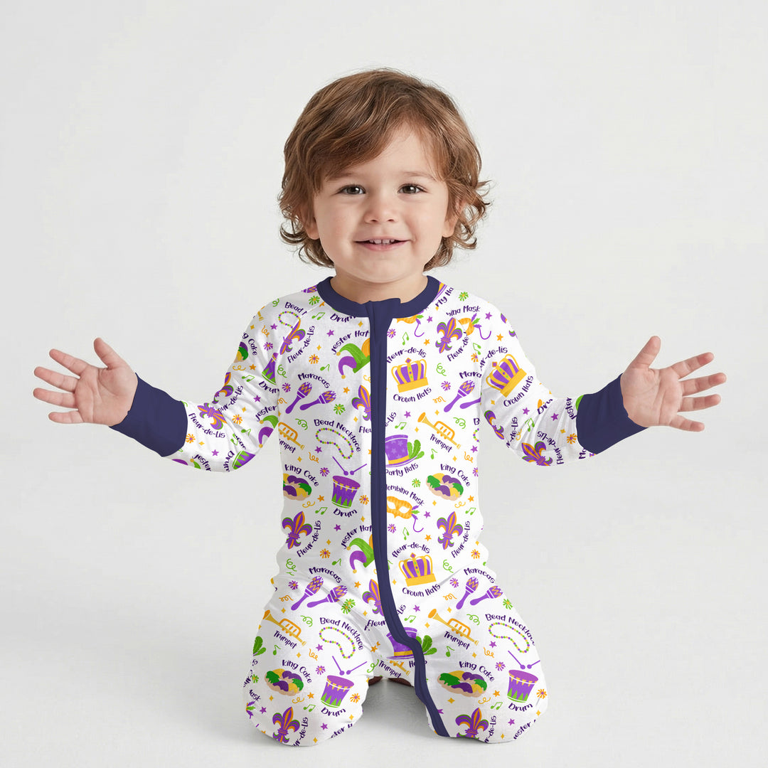 Mardi Gras Family Matching Convertible Zippy