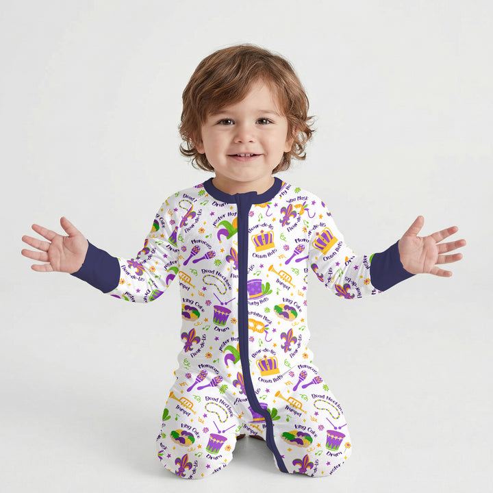 Mardi Gras Family Matching Convertible Zippy